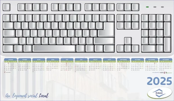 Sous-Main publicitaires Clavier 100% personnalisable N°2