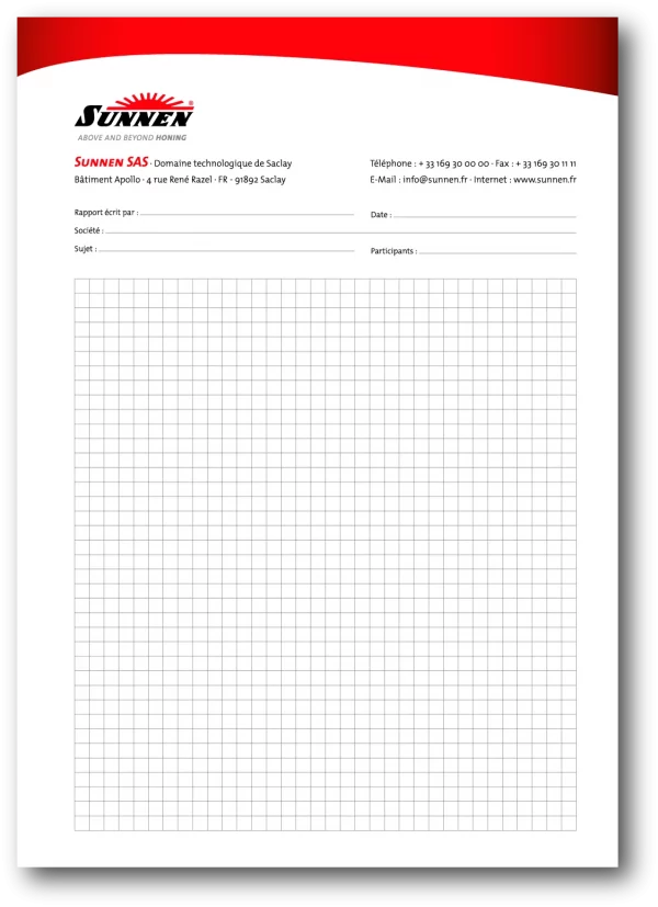 Bloc note personnalisé quadrillé A6